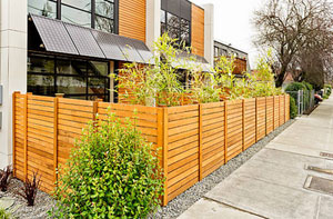 Garden Fencing Near Ashington Northumberland